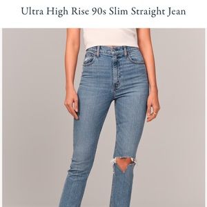 Ultra High Rise 90s Slim Straight Jean